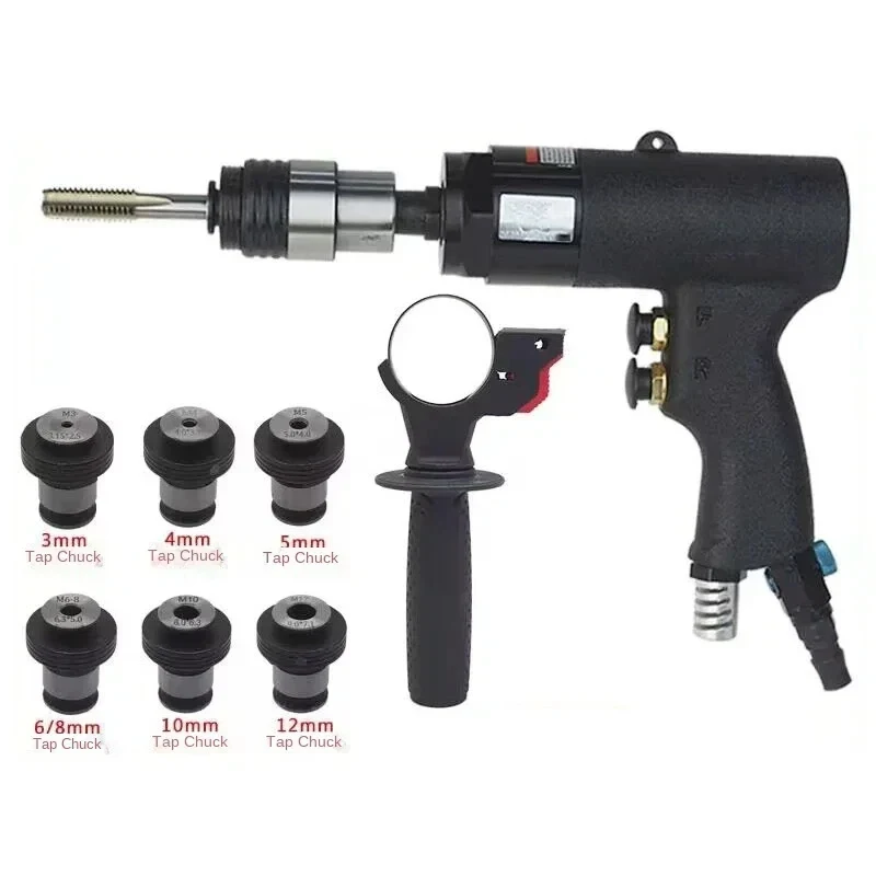 Tapping Machine M3-M12 Handheld Device Pneumatic Motor Portable Rivet Nut Gun Type Power Thread Tap Drill Clamp
Tapping Machine M3-M12 Handheld Device Pneumatic Motor Portable Rivet Nut Gun Type Power Thread Tap Drill Clamp