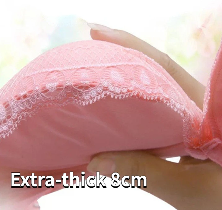 Thick Cup Bra Extra-thick Underwear Extra-thick 8cm Small-breast Flat Bra Extra-thick Red Shirt
Thick Cup Bra Extra-thick Underwear Extra-thick 8cm Small-breast Flat Bra Extra-thick Red Shirt