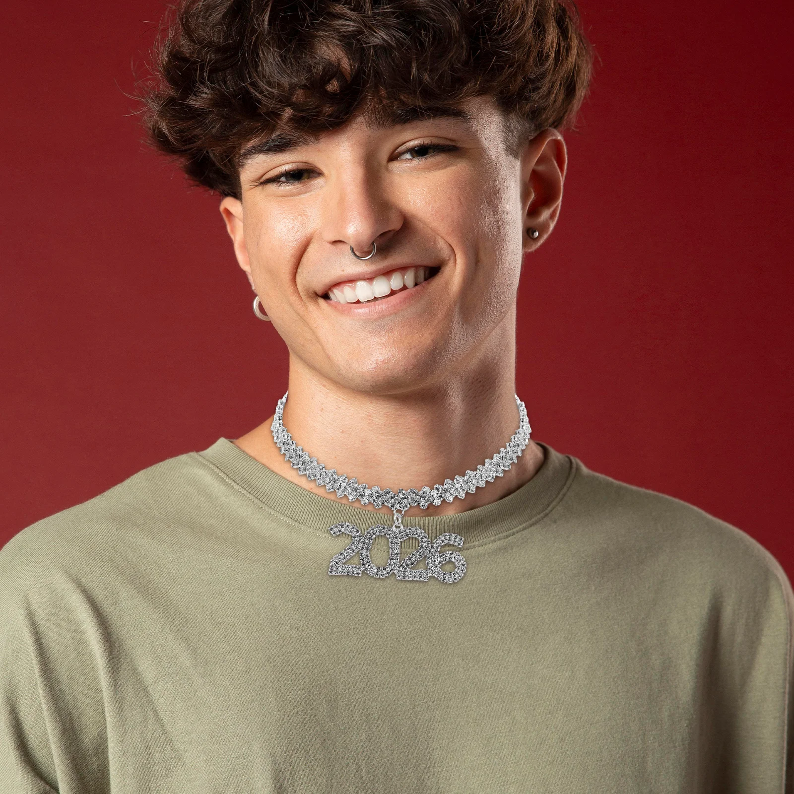 Cuban Chain Number 2026 Rhinestone Pendant Necklace Shiny Bling Choker Party Wedding Graduation Jewelry Rhinestone Choker
Cuban Chain Number 2026 Rhinestone Pendant Necklace Shiny Bling Choker Party Wedding Graduation Jewelry Rhinestone Choker