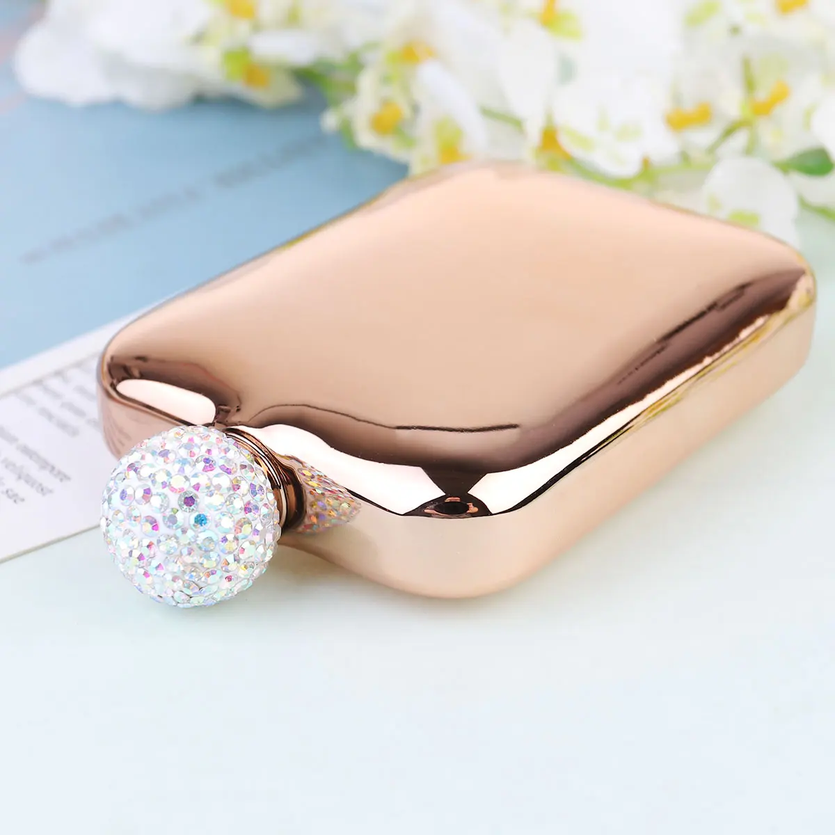 Mini Bottle Stainless Steel Rhinestone Design Compact Lightweight Flask Gifts Travel Small Bar Tool Portable
Mini Bottle Stainless Steel Rhinestone Design Compact Lightweight Flask Gifts Travel Small Bar Tool Portable