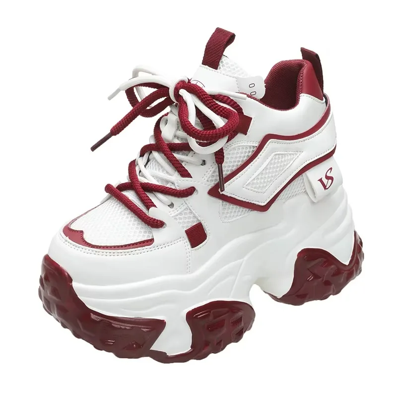10CM Women Leather Chunky Sneakers New 2025 Spring Thick Sole Casual Sports Dad Shoes High Platform Mesh Sneakers Zapatos Mujer
10CM Women Leather Chunky Sneakers New 2025 Spring Thick Sole Casual Sports Dad Shoes High Platform Mesh Sneakers Zapatos Mujer