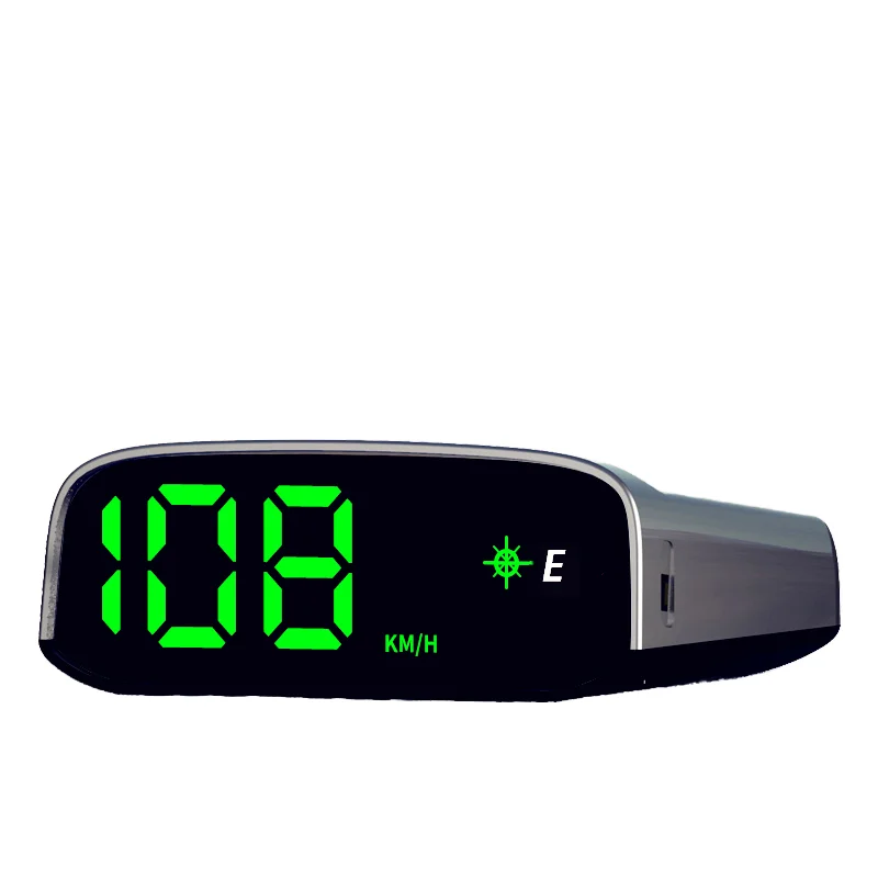 Solar-Powered Wireless Car HUD Head-Up Display with GPS Compass Time and Speed Displaying KMH/MPH Universal Speed Display
Solar-Powered Wireless Car HUD Head-Up Display with GPS Compass Time and Speed Displaying KMH/MPH Universal Speed Display