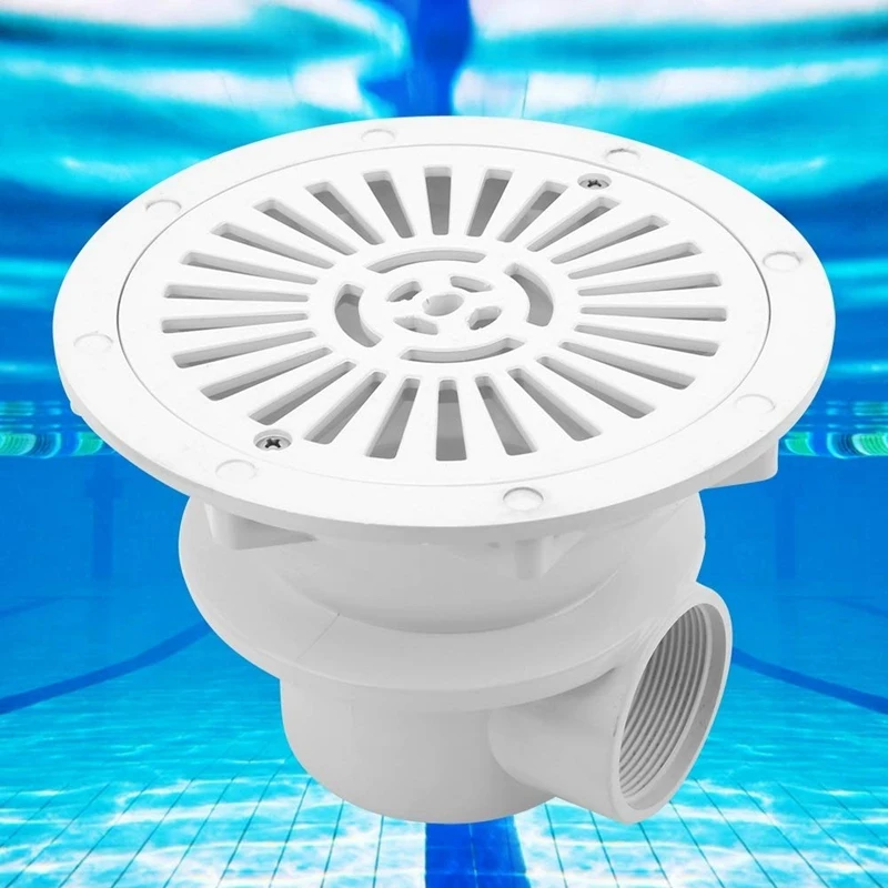 3PCS Pool Floor Drain Swimming Pool Drain White Main Drain Water Inlet Draining Accessory For Swimming Pool
3PCS Pool Floor Drain Swimming Pool Drain White Main Drain Water Inlet Draining Accessory For Swimming Pool