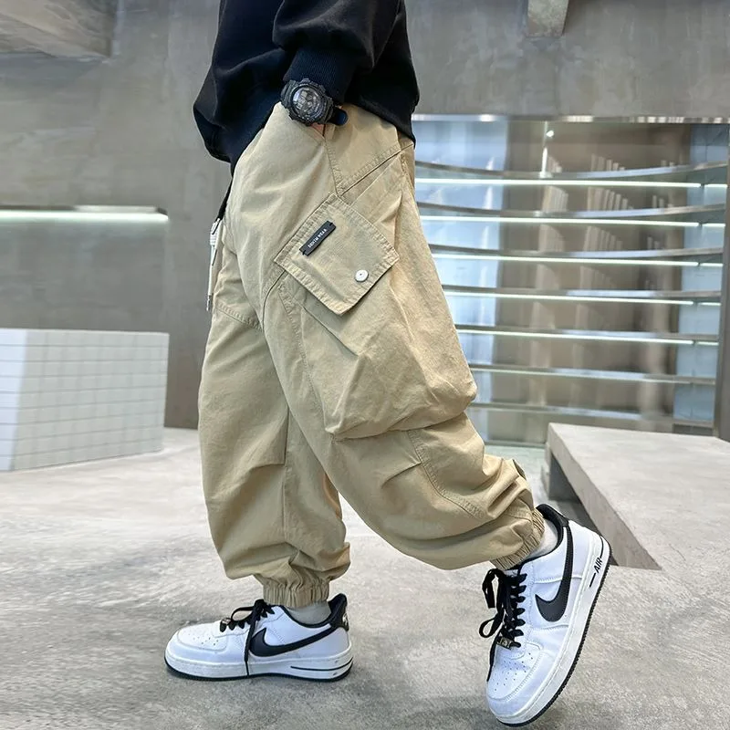 2025 Spring Boys' Loose Cotton Cargo Pants - Toddler To Teen Korean Style Fleece-Lined Casual Pants Trendy
2025 Spring Boys' Loose Cotton Cargo Pants - Toddler To Teen Korean Style Fleece-Lined Casual Pants Trendy