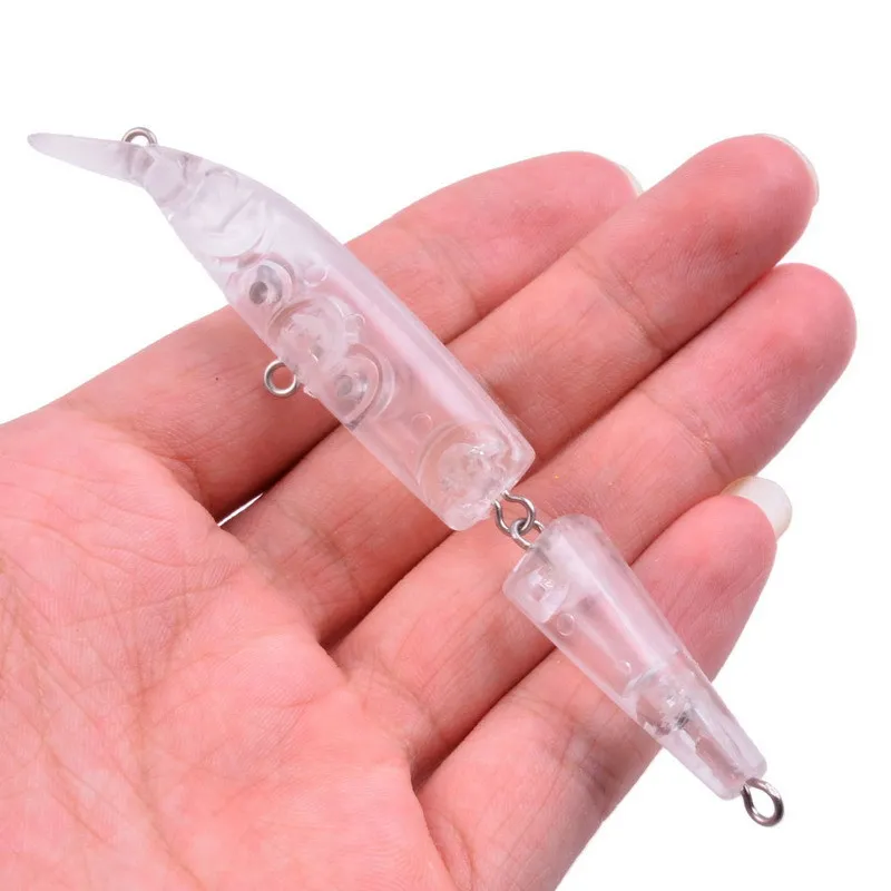 New Hot Two Section Unpainted Minnow 10cm 7.75g Plastic Hard Lure Ultra Long Cast Lifelike Freshwater Saltwater Fishing Tackles
New Hot Two Section Unpainted Minnow 10cm 7.75g Plastic Hard Lure Ultra Long Cast Lifelike Freshwater Saltwater Fishing Tackles