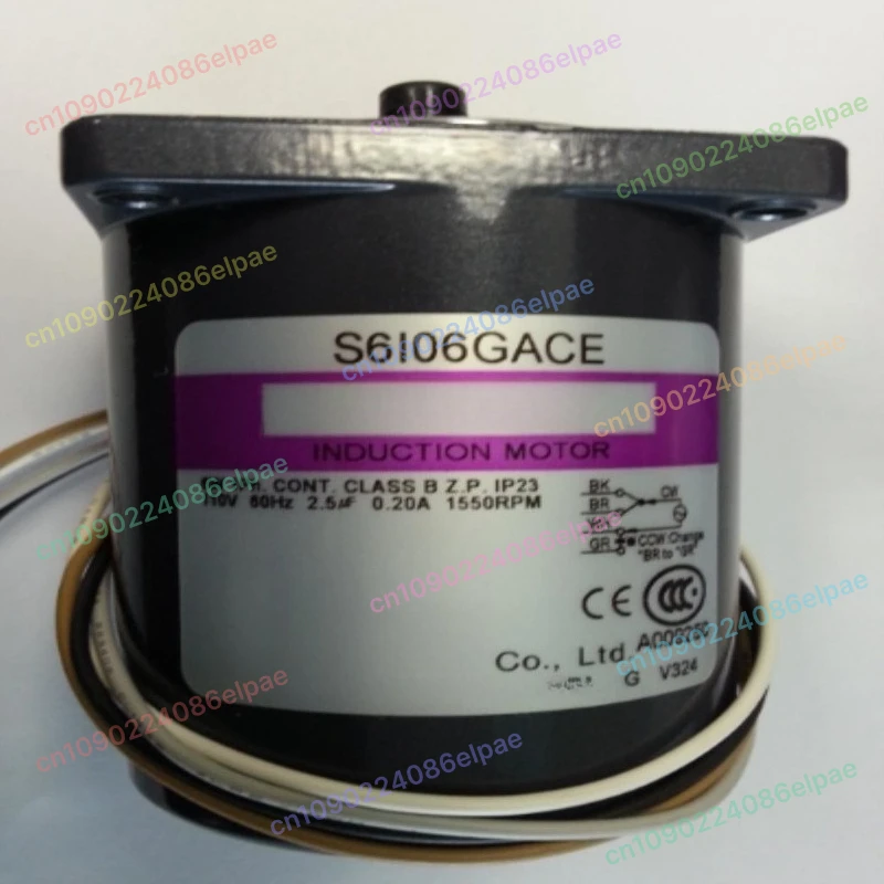 Индукционный микротранспортный ременный двигатель серии CE мощностью 6 Вт S6I06G (X)
Индукционный микротранспортный ременный двигатель серии CE мощностью 6 Вт S6I06G (X)