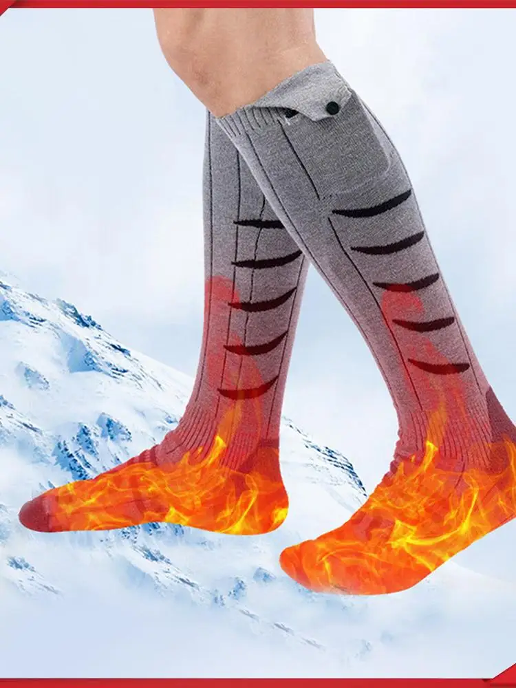 Носки с электрическим подогревом, морозостойкие зимние носки с подогревом, теплые зимние носки с быстрым нагревом, моющиеся для езды на велосипеде, кемпинга, катания на коньках
Носки с электрическим подогревом, морозостойкие зимние носки с подогревом, теплые зимние носки с быстрым нагревом, моющиеся для езды на велосипеде, кемпинга, катания на коньках