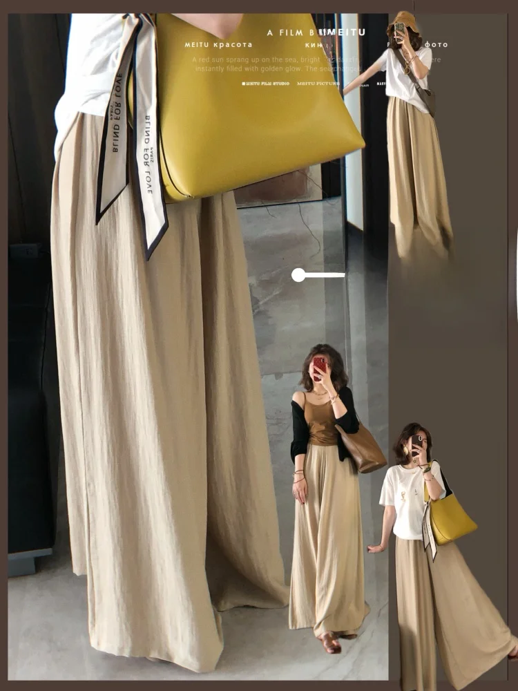 Mao Li Xiaoli Four Air Pants Lightweight Loose Wide Leg Floor-Length Elastic Women's Pants Comfortable Linen Material Summer ...
Mao Li Xiaoli Four Air Pants Lightweight Loose Wide Leg Floor-Length Elastic Women's Pants Comfortable Linen Material Summer ...