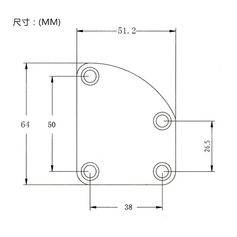 2Pcs Trapezoid Guitar Neck Plates for Electric Bass Guitar Music Instruments
2Pcs Trapezoid Guitar Neck Plates for Electric Bass Guitar Music Instruments