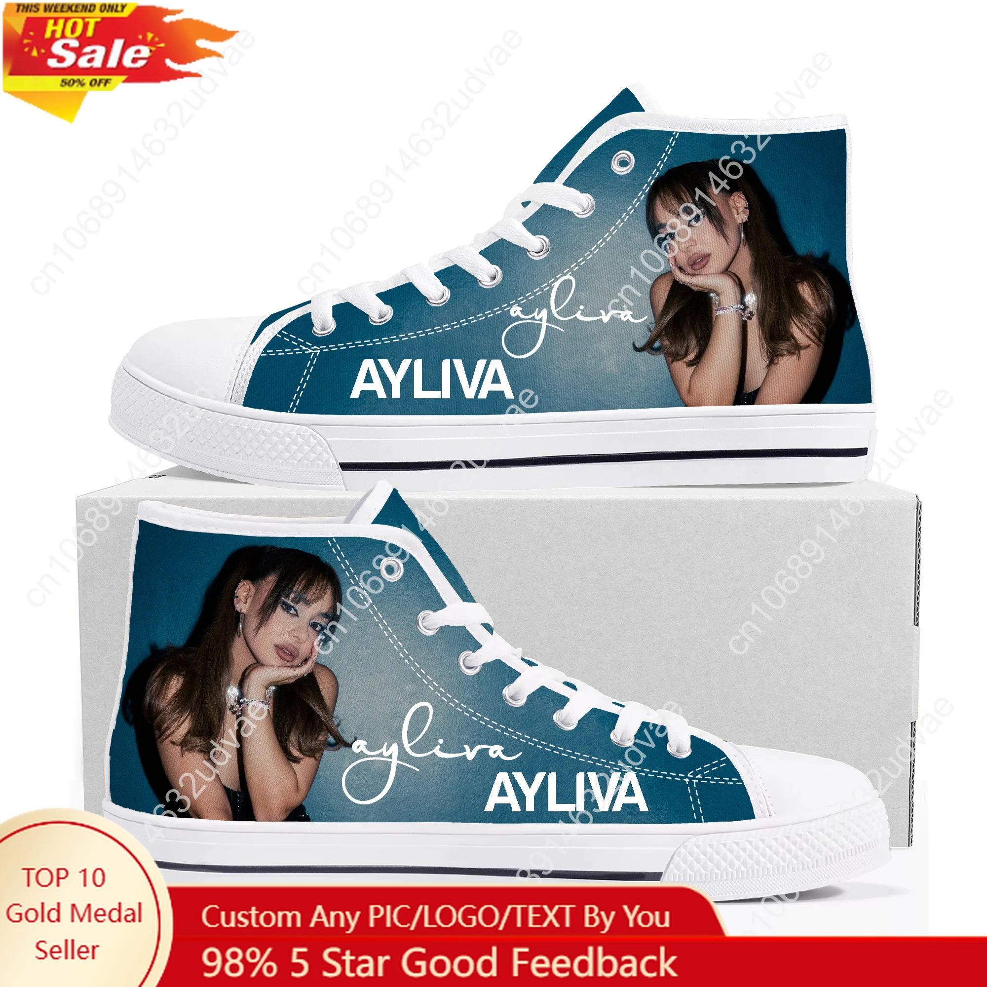 Ayliva German Music Singer High Top High Quality Sneakers Mens Womens Lightweight Canvas Sneaker Ghana Casual Custom Shoes
Ayliva German Music Singer High Top High Quality Sneakers Mens Womens Lightweight Canvas Sneaker Ghana Casual Custom Shoes