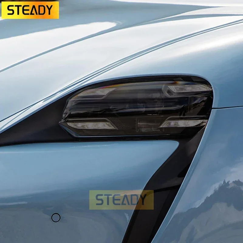2 Pcs Car Headlight Protective Film Headlamp Restoration Transparent Black TPU Sticker For Porsche Taycan 2019 2020 Accessories
2 Pcs Car Headlight Protective Film Headlamp Restoration Transparent Black TPU Sticker For Porsche Taycan 2019 2020 Accessories