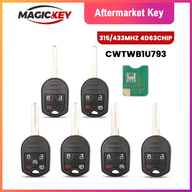 CWTWB1U793 For Explorer F150 F250 F350 F450 F550 F650 F750 2011- 2020 Remote Car Key 315Mhz 433Mhz 4D83 Chip OUCD6000022
CWTWB1U793 For Explorer F150 F250 F350 F450 F550 F650 F750 2011- 2020 Remote Car Key 315Mhz 433Mhz 4D83 Chip OUCD6000022