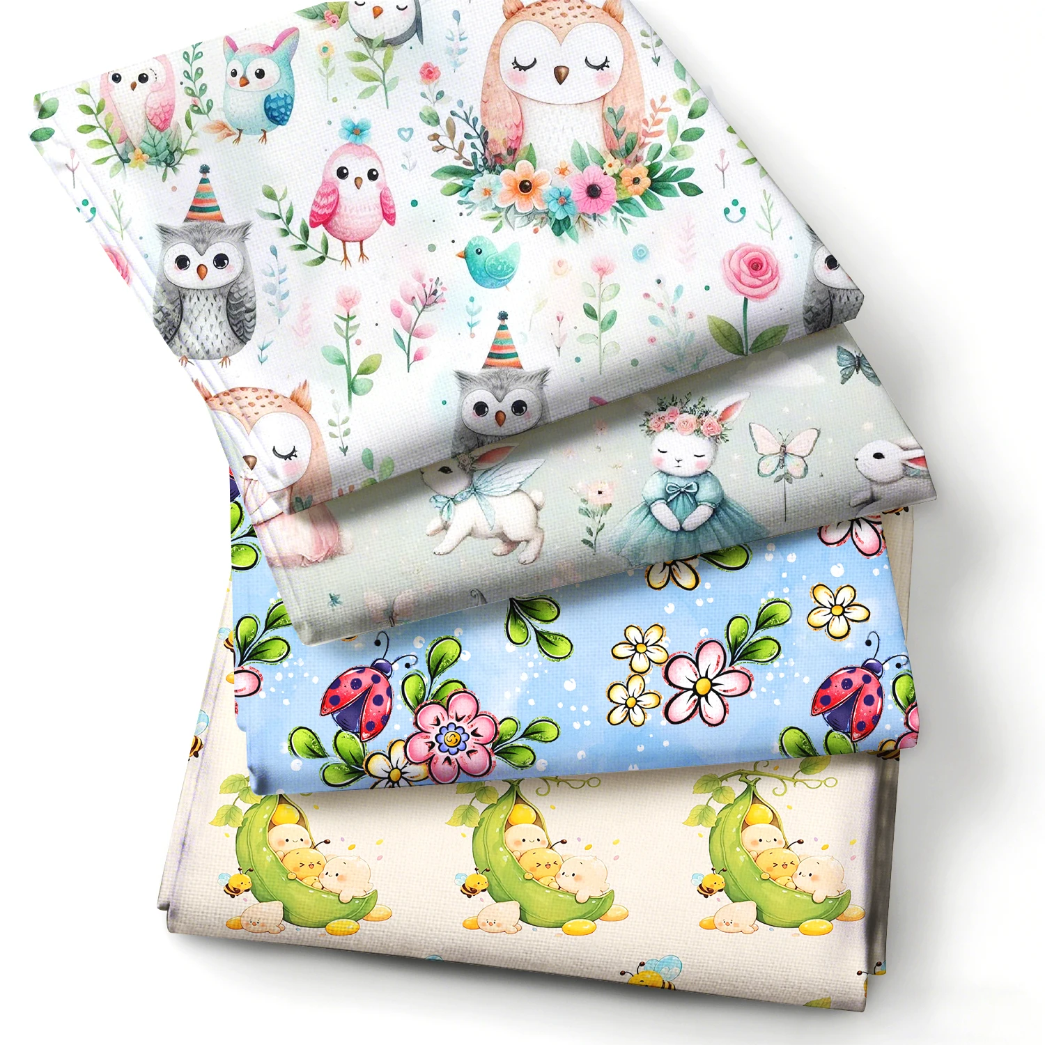 50*145cm Animal Mushroom Bird Rabbit Polyester Cotton Fabric for Tissue Sewing Quilting Fabrics Needlework Material DIY Handmade
50*145cm Animal Mushroom Bird Rabbit Polyester Cotton Fabric for Tissue Sewing Quilting Fabrics Needlework Material DIY Handmade