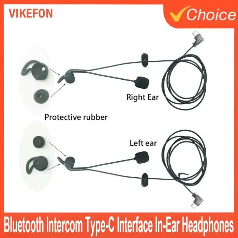 Для мотоциклетного шлема EJEAS V4 Plus/V6PRO+, Bluetooth-интерфейс Type-C, наушники-вкладыши, дополнительные левые и правые уши
Для мотоциклетного шлема EJEAS V4 Plus/V6PRO+, Bluetooth-интерфейс Type-C, наушники-вкладыши, дополнительные левые и правые уши