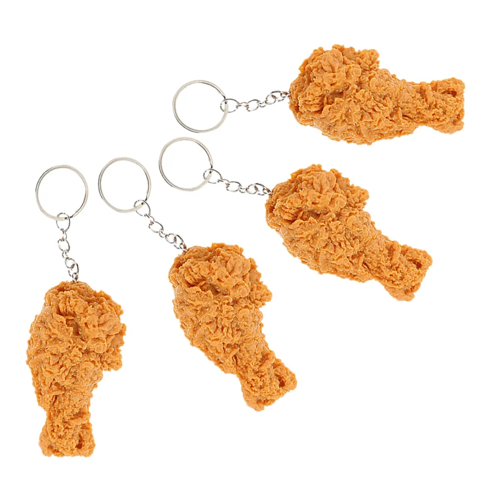 4Pcs Chicken Leg Keychain Artificial Food Cool Creative Keychains French Fry Imitation Novelty Wing Toy Pendant Car Accessory
4Pcs Chicken Leg Keychain Artificial Food Cool Creative Keychains French Fry Imitation Novelty Wing Toy Pendant Car Accessory