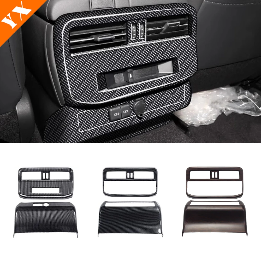 For Land Cruiser LC 300 2025 2026 accessories carbon Rear Air Outlet Frame,Rear Anti Kick Panel,Car Interior Protection Cover
For Land Cruiser LC 300 2025 2026 accessories carbon Rear Air Outlet Frame,Rear Anti Kick Panel,Car Interior Protection Cover
