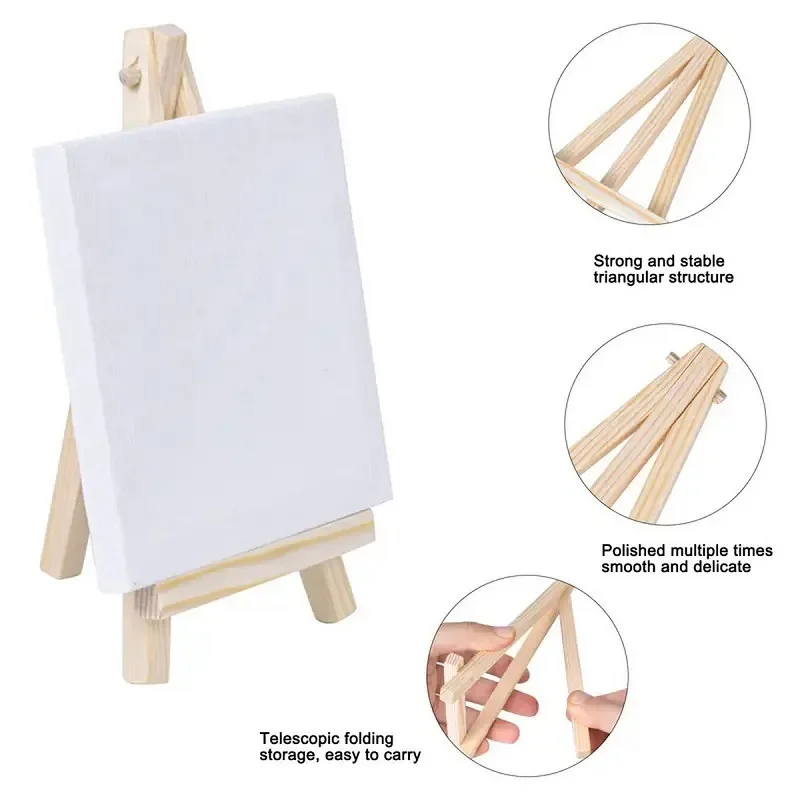 A Top Quality 6Sets Mini Stretched Blank White Canvas, Portable Painting Canvas Kit for DIY Art Craft Drawing Creation
A Top Quality 6Sets Mini Stretched Blank White Canvas, Portable Painting Canvas Kit for DIY Art Craft Drawing Creation