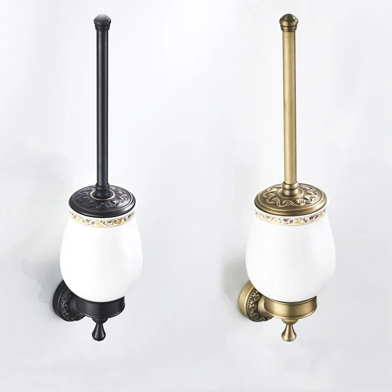 Bathroom Brass Carved Round Chassis Antique Craft Embossed Toilet Black Toilet Brush Holder Set Bathroom Accessories
Bathroom Brass Carved Round Chassis Antique Craft Embossed Toilet Black Toilet Brush Holder Set Bathroom Accessories