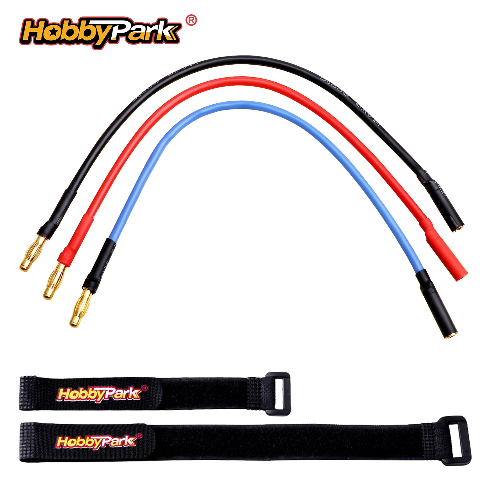 HobbyPark 4mm Banana Plug Extension Cable for RC Brushless Motor ESC Wire 3-Pack
HobbyPark 4mm Banana Plug Extension Cable for RC Brushless Motor ESC Wire 3-Pack