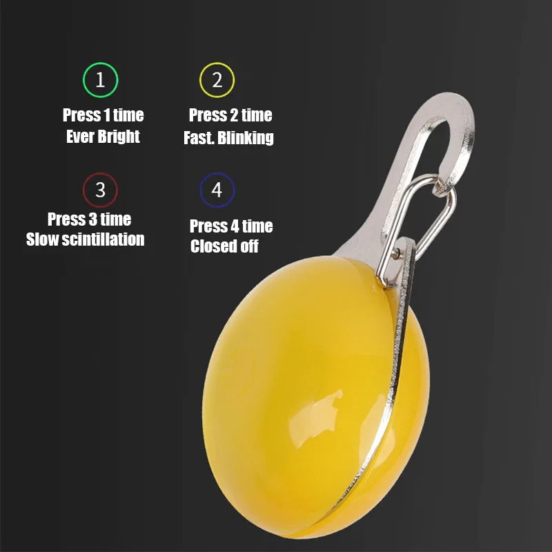 PARKER Pet anti-lost LED pendant waterproof moisture-insulating adjustable flash warning tags glow-in-the-dark light cats & dogs
PARKER Pet anti-lost LED pendant waterproof moisture-insulating adjustable flash warning tags glow-in-the-dark light cats & dogs