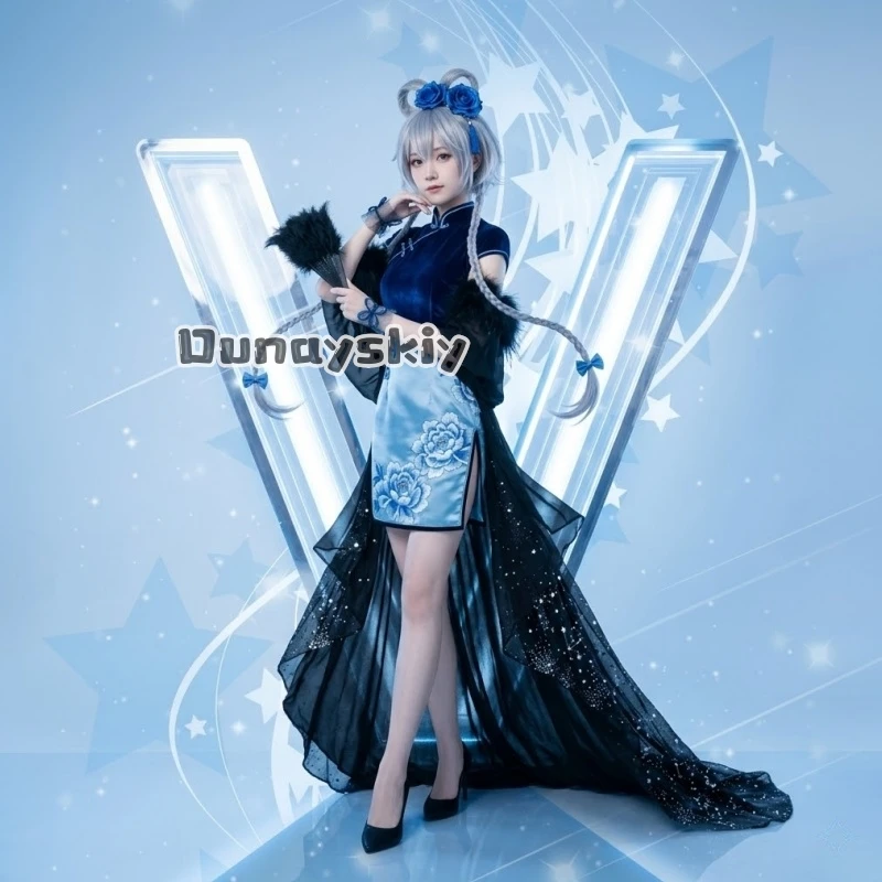 Luo Tianyi Vsingeer CheongsamVirtual Idol Cosplay Costume Uniform Halloween Carnival Party Christmas Play Role Clothes Clothing
Luo Tianyi Vsingeer CheongsamVirtual Idol Cosplay Costume Uniform Halloween Carnival Party Christmas Play Role Clothes Clothing