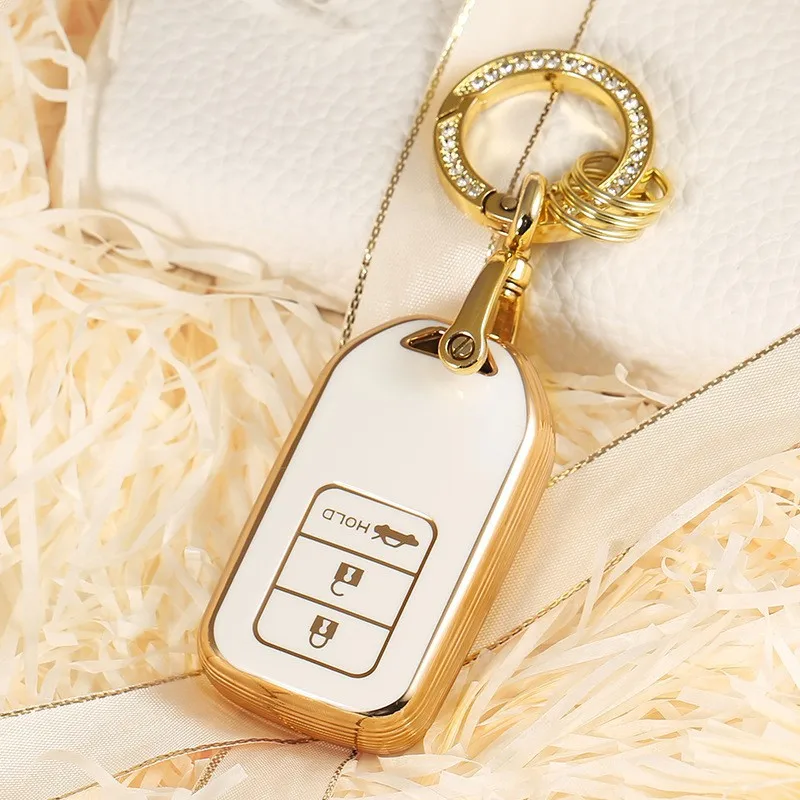 TPU Car Key Case Cover for Honda 2016 2017 2018 2019 Odyssey CRV Pilot HRV Vezel City Accord Civic Holder Fob Shell Set Keychain
TPU Car Key Case Cover for Honda 2016 2017 2018 2019 Odyssey CRV Pilot HRV Vezel City Accord Civic Holder Fob Shell Set Keychain