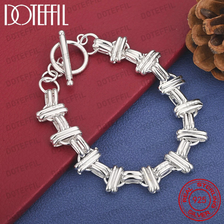 925 Sterling Silver 8 Inch Classic Simple Bracelet for Men Women Fashion Wedding Party Gifts Accessories
925 Sterling Silver 8 Inch Classic Simple Bracelet for Men Women Fashion Wedding Party Gifts Accessories