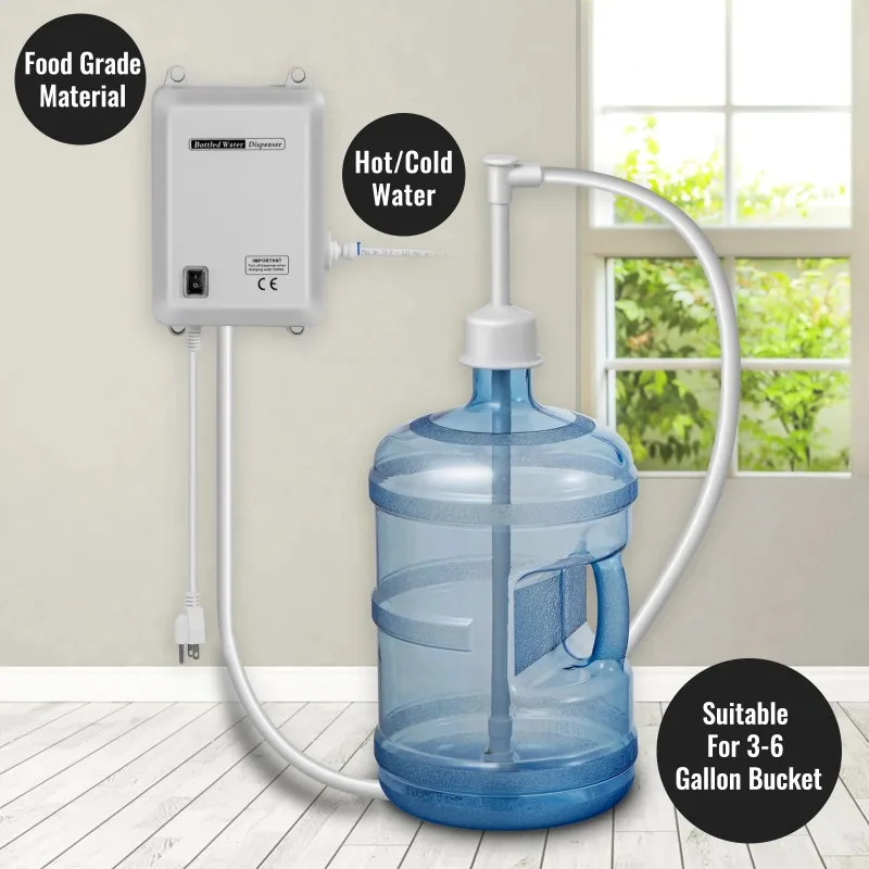 【Premium】SucceBuy Bottled Water Dispensing Pump w/PE Pipe 1 Gal/MIN 40 PSI for Coffee Tea hine Water Dispenser Refrigerator Ice
【Premium】SucceBuy Bottled Water Dispensing Pump w/PE Pipe 1 Gal/MIN 40 PSI for Coffee Tea hine Water Dispenser Refrigerator Ice
