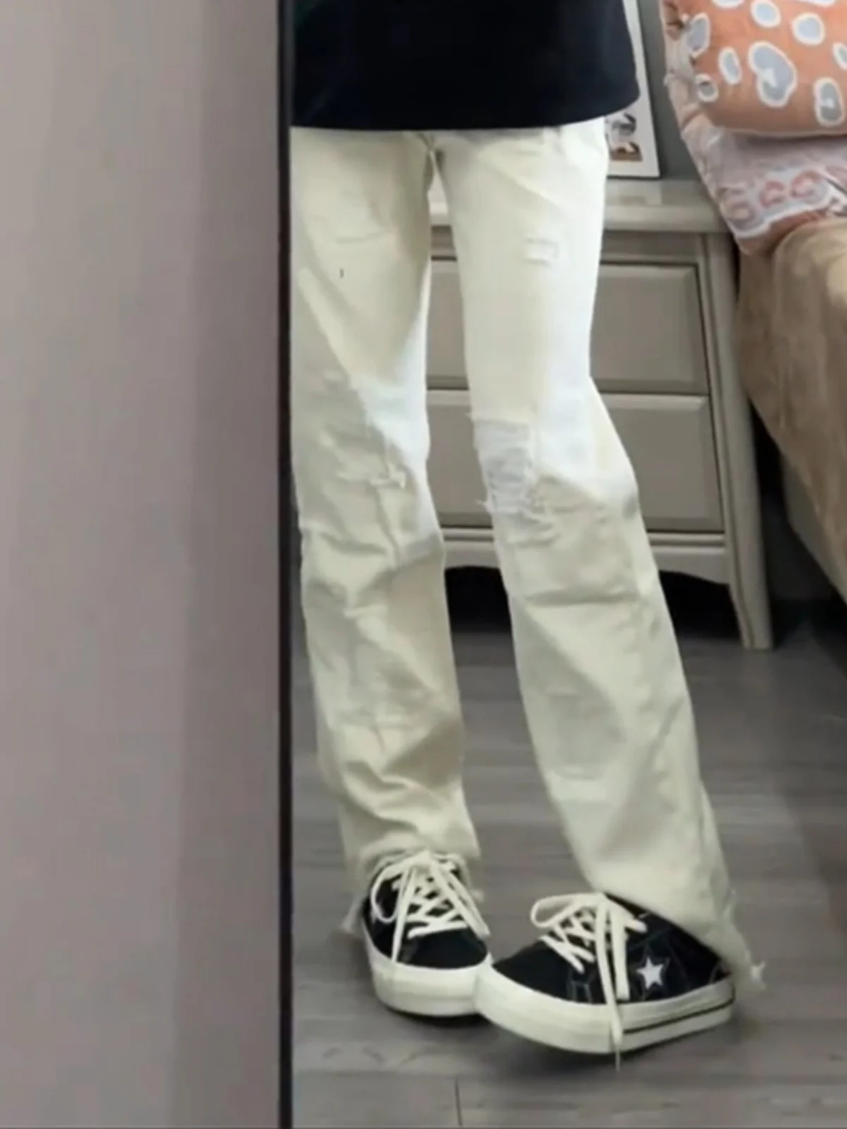 Cleanfit White Men's Jeans Summer New Hole Design High Street Slim Straight Leggings American Sle Youth Faion Jeans
Cleanfit White Men's Jeans Summer New Hole Design High Street Slim Straight Leggings American Sle Youth Faion Jeans