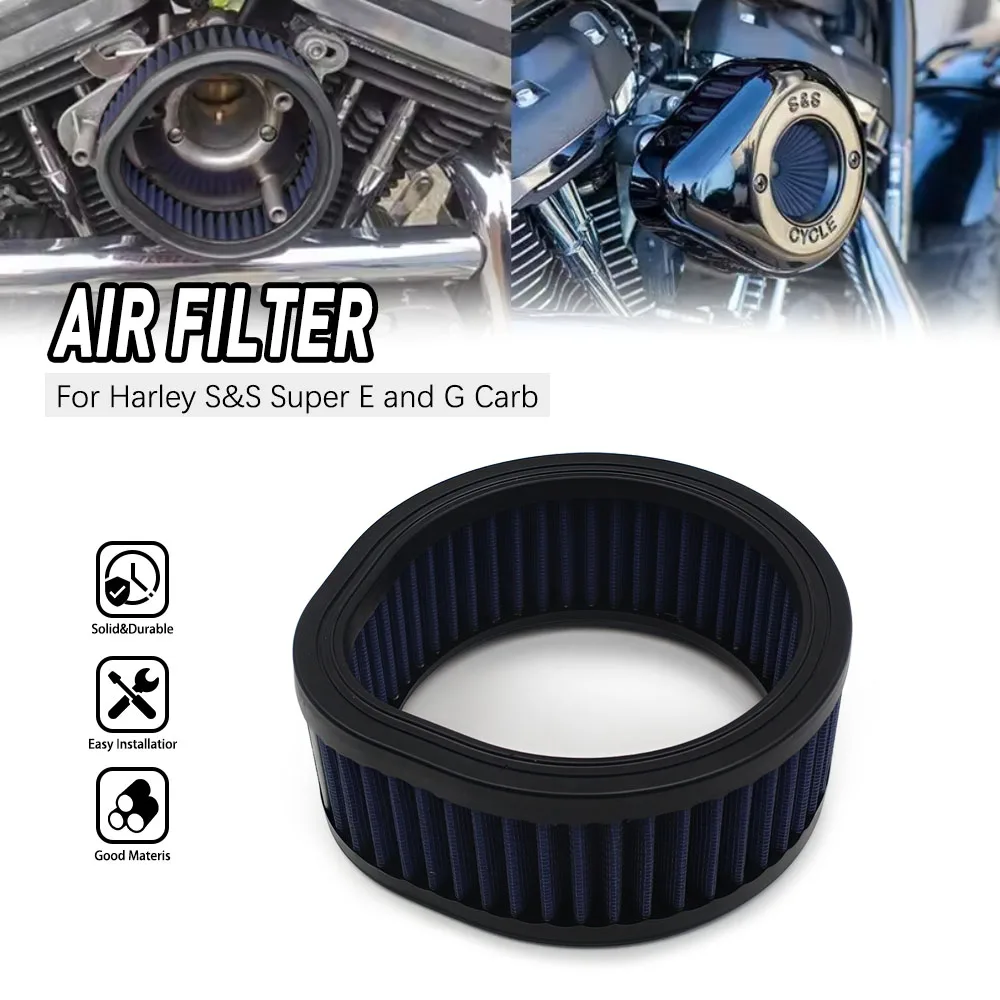 Motorcycle Washable Reusable Intake Cleaner Air Filter For Harley S&S Super E and G Carb Carburetors With Teardrop Air Cleaner
Motorcycle Washable Reusable Intake Cleaner Air Filter For Harley S&S Super E and G Carb Carburetors With Teardrop Air Cleaner