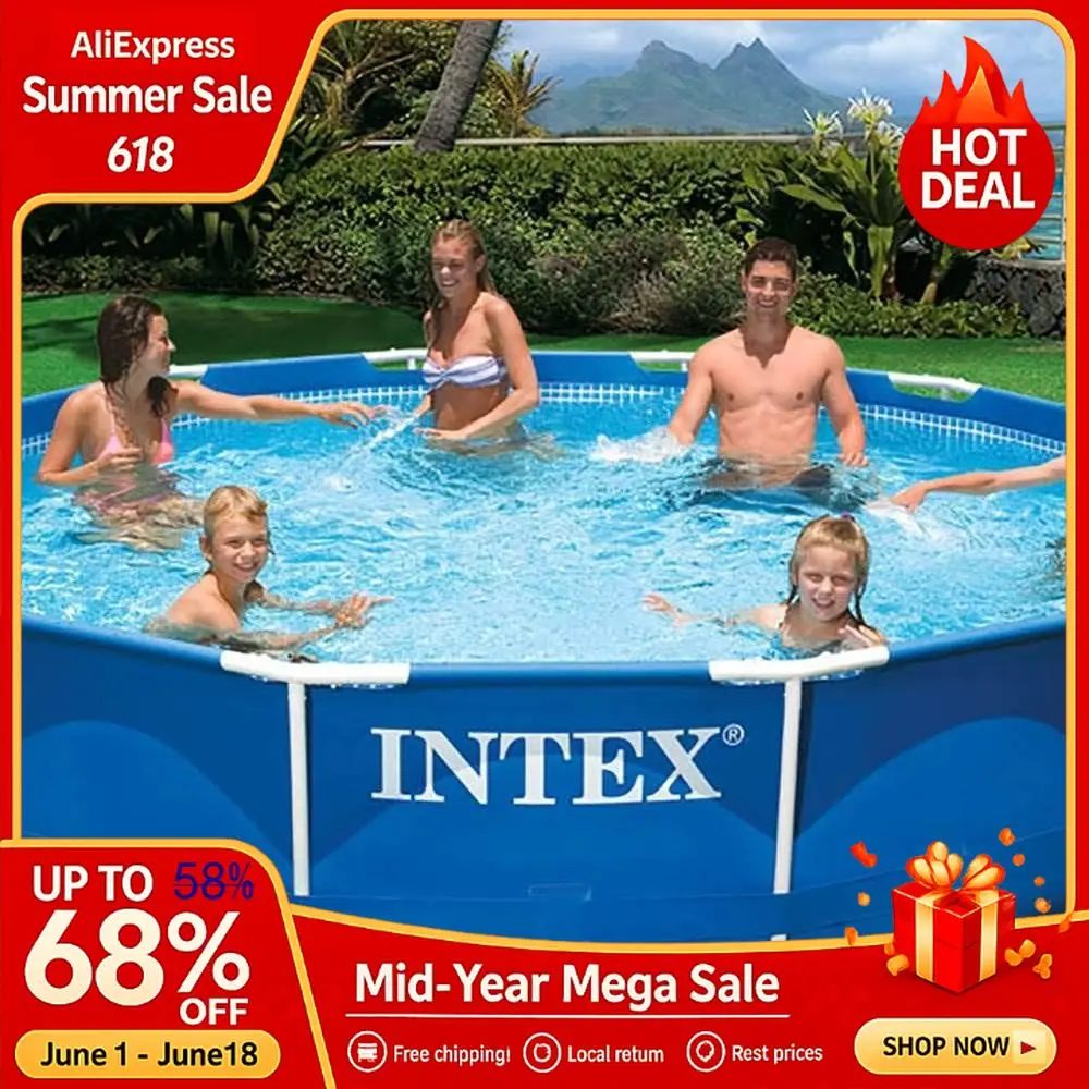 12 x 30 Metal Frame Pool with Filter Type A or C Filter Cartridges , TURBOLOADINGTEXT Loading your order summary, Custom
12 x 30 Metal Frame Pool with Filter Type A or C Filter Cartridges , TURBOLOADINGTEXT Loading your order summary, Custom