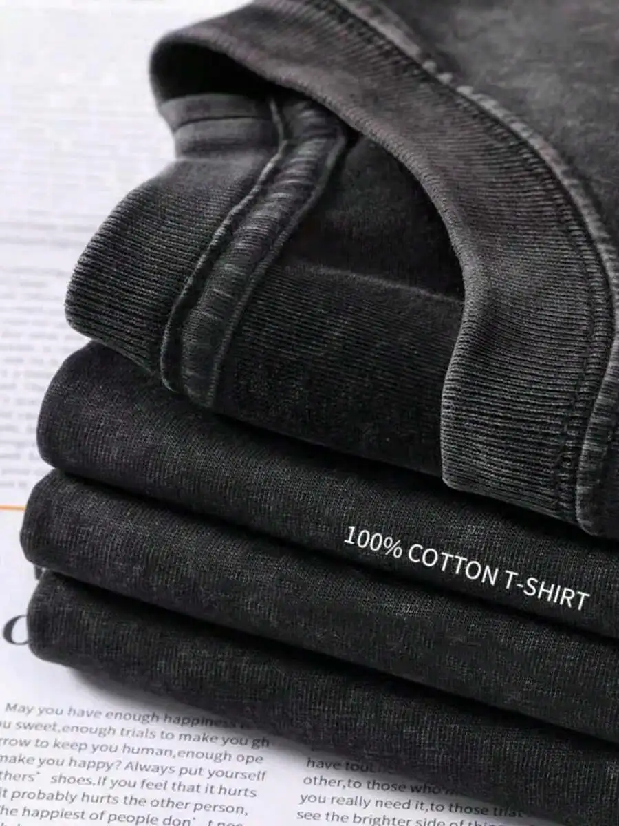 Retro Western Style Cotton T-Shirt With Faith Motif, Loose Casual Tee For Men
Retro Western Style Cotton T-Shirt With Faith Motif, Loose Casual Tee For Men