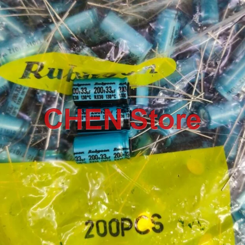 10PCS/50PCS original Rubycon RX30 200V33UF 10X20MM 130C electrolytic capacitor 33UF 200V free shipping
10PCS/50PCS original Rubycon RX30 200V33UF 10X20MM 130C electrolytic capacitor 33UF 200V free shipping