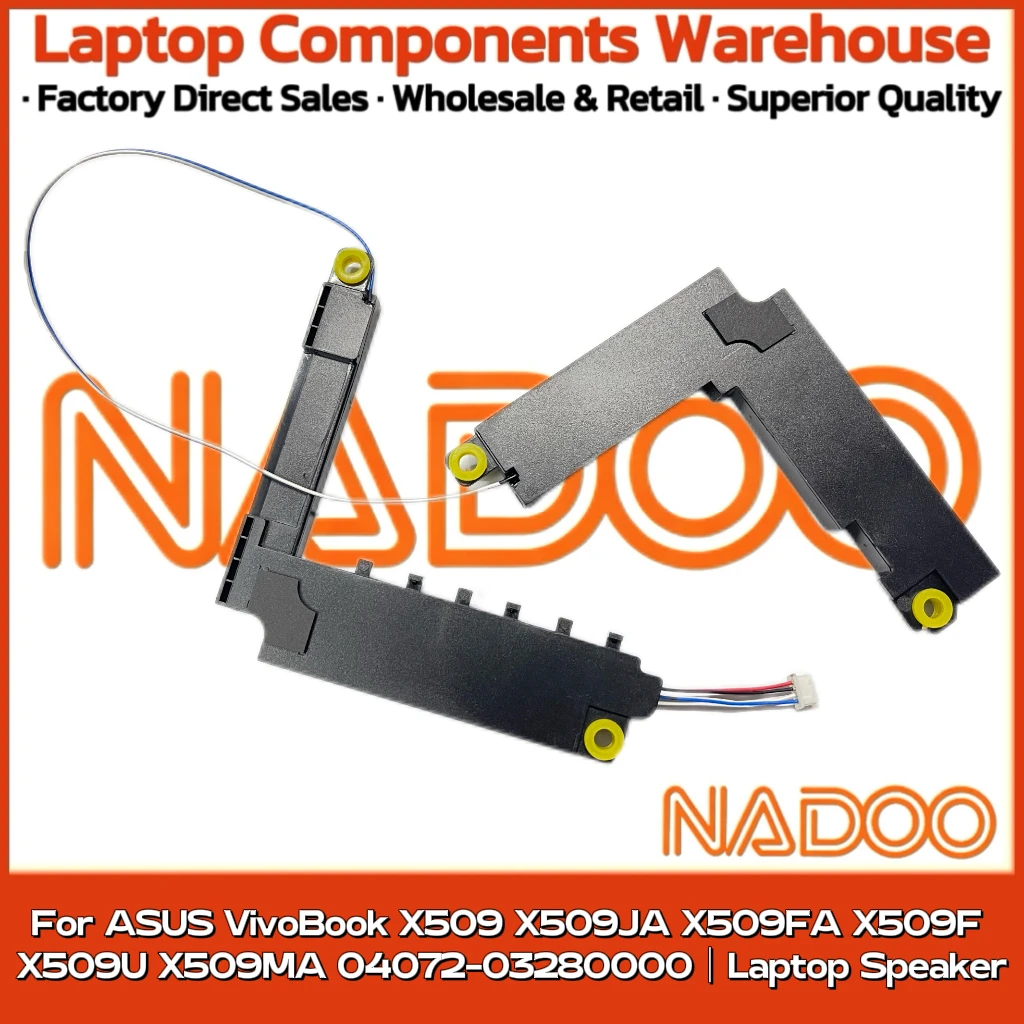 New Original Laptop Speaker For ASUS VivoBook X509 X509JA X509FA X509F X509U X509MA 04072-03280000 built-in speaker horn audio
New Original Laptop Speaker For ASUS VivoBook X509 X509JA X509FA X509F X509U X509MA 04072-03280000 built-in speaker horn audio