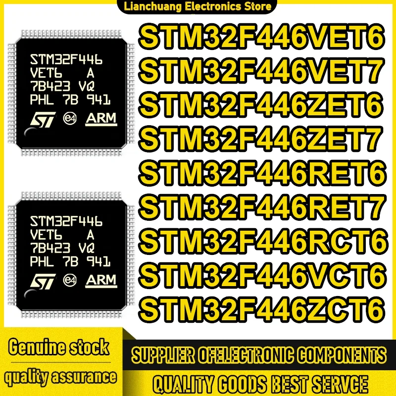 STM32F446VET6 STM32F446VET7 STM32F446ZET6 STM32F446ZET7 STM32F446RET6 STM32F446RET7 STM32F446RCT6 STM32F446VCT6 STM32F446ZCT6
STM32F446VET6 STM32F446VET7 STM32F446ZET6 STM32F446ZET7 STM32F446RET6 STM32F446RET7 STM32F446RCT6 STM32F446VCT6 STM32F446ZCT6