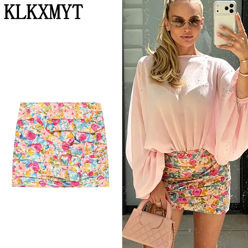 KLKXMYT Women Elegant Floral Print Mini Skirts 2026 Summer Fashion Ruched Holiday Chic Hip Wrap Skirt Female Beach Party Skirt
KLKXMYT Women Elegant Floral Print Mini Skirts 2026 Summer Fashion Ruched Holiday Chic Hip Wrap Skirt Female Beach Party Skirt 