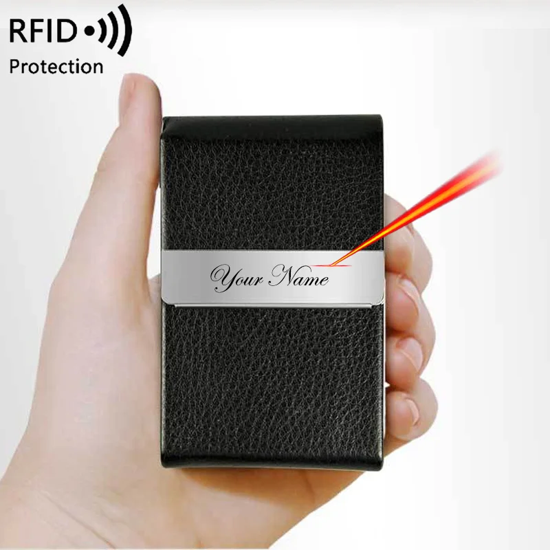 Stainless Steel Personalized Pocket Business Card Holder with Logo Custom Multiple Cards Business Card Slot
Stainless Steel Personalized Pocket Business Card Holder with Logo Custom Multiple Cards Business Card Slot