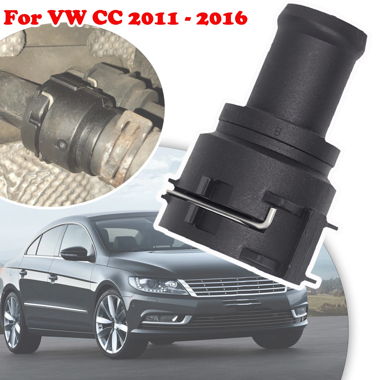 For VW CC 2011 2012 2013 2014- 2016 Car Radiator Coolant Hose Flange Quick Acting Coupling Adapter Pipe Connector with Clip Seal
For VW CC 2011 2012 2013 2014- 2016 Car Radiator Coolant Hose Flange Quick Acting Coupling Adapter Pipe Connector with Clip Seal