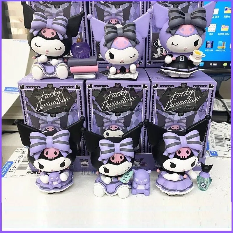 In Stock Sanrio Kuromi Blind Box Lucky Divination Series Action Figure Doll Surprise Box Cute Model Anime Figures Collection Toy
In Stock Sanrio Kuromi Blind Box Lucky Divination Series Action Figure Doll Surprise Box Cute Model Anime Figures Collection Toy