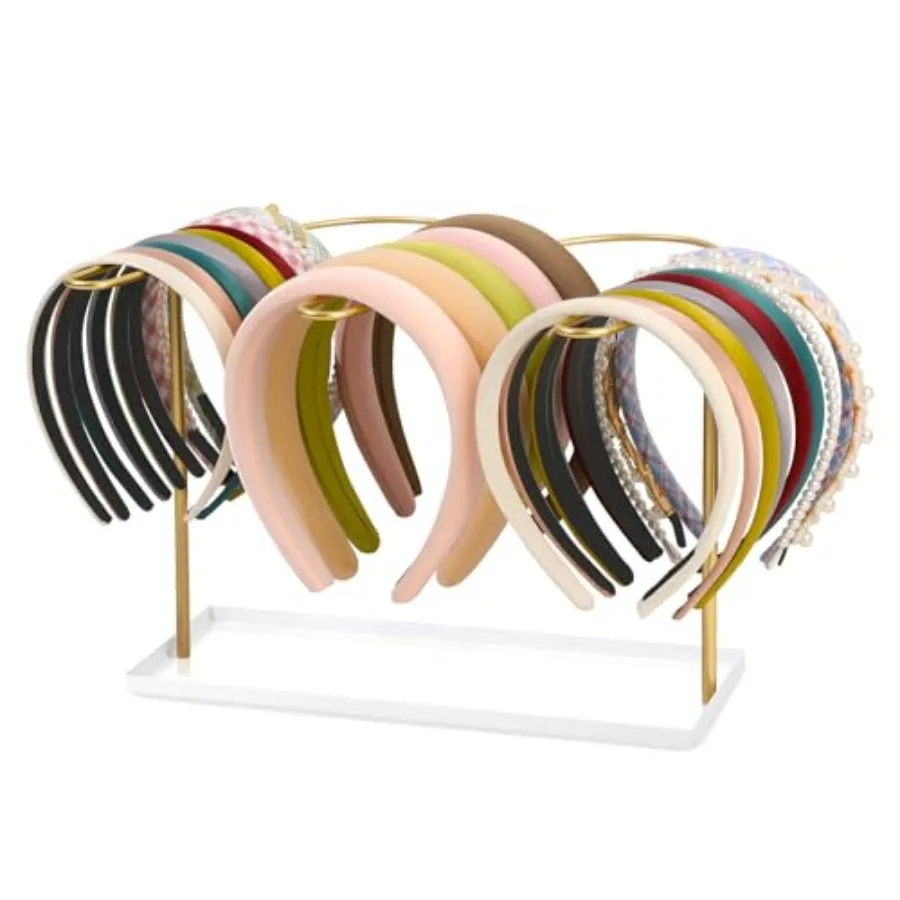 Headband Holder Organizer for Women, Metal Hair Accessories Display Stand Hairband Storage, Gold Hair Hoop Rack Bedroom College
Headband Holder Organizer for Women, Metal Hair Accessories Display Stand Hairband Storage, Gold Hair Hoop Rack Bedroom College