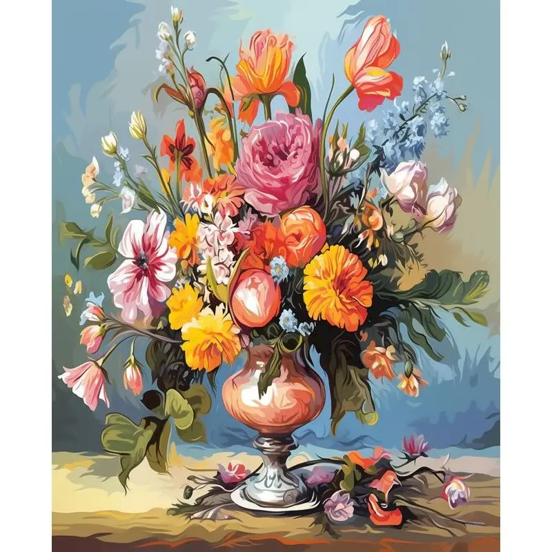 GATYZTORY Frame Diy Paint By Numbers Kits For Adults Colorful Flower Picture Acrylic Paint On Canvas With Numbers Diy Gift 40x50
GATYZTORY Frame Diy Paint By Numbers Kits For Adults Colorful Flower Picture Acrylic Paint On Canvas With Numbers Diy Gift 40x50