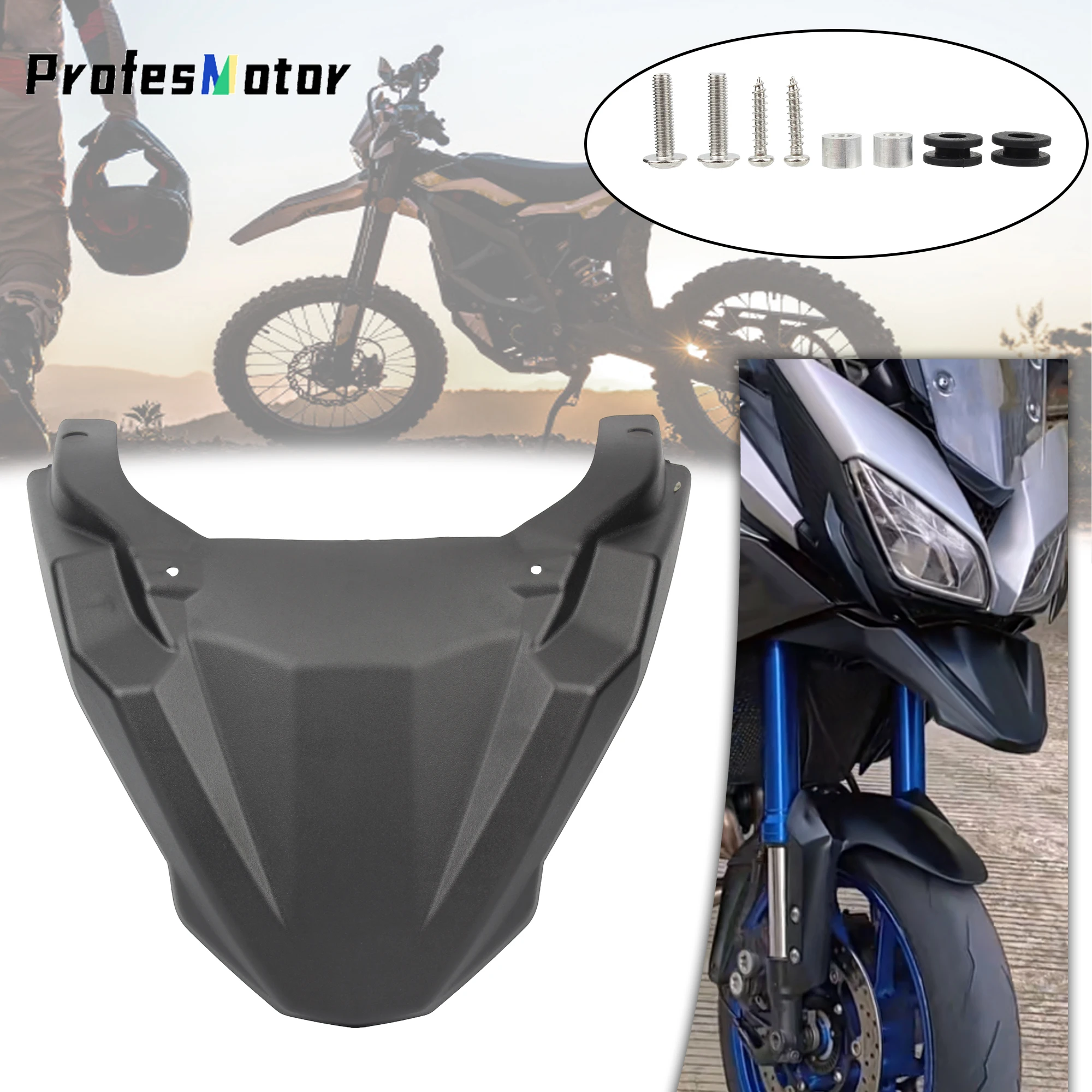 For Yamaha MT09 Tracer 900 GT FJ09 Motocross Front Fender Beak Cowl Guard Extension Enduro Replacement Parts 2015 - 2020
For Yamaha MT09 Tracer 900 GT FJ09 Motocross Front Fender Beak Cowl Guard Extension Enduro Replacement Parts 2015 - 2020