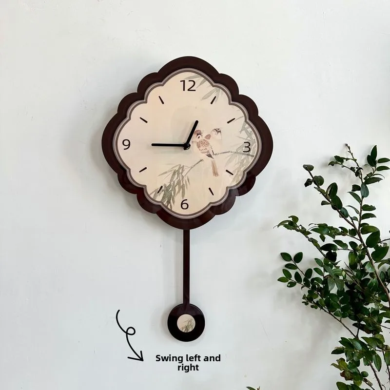 New Creative Swing Retro Restaurant Wall Clock, Living Room Simple Clock, Silent Wall-mounted Clock
New Creative Swing Retro Restaurant Wall Clock, Living Room Simple Clock, Silent Wall-mounted Clock