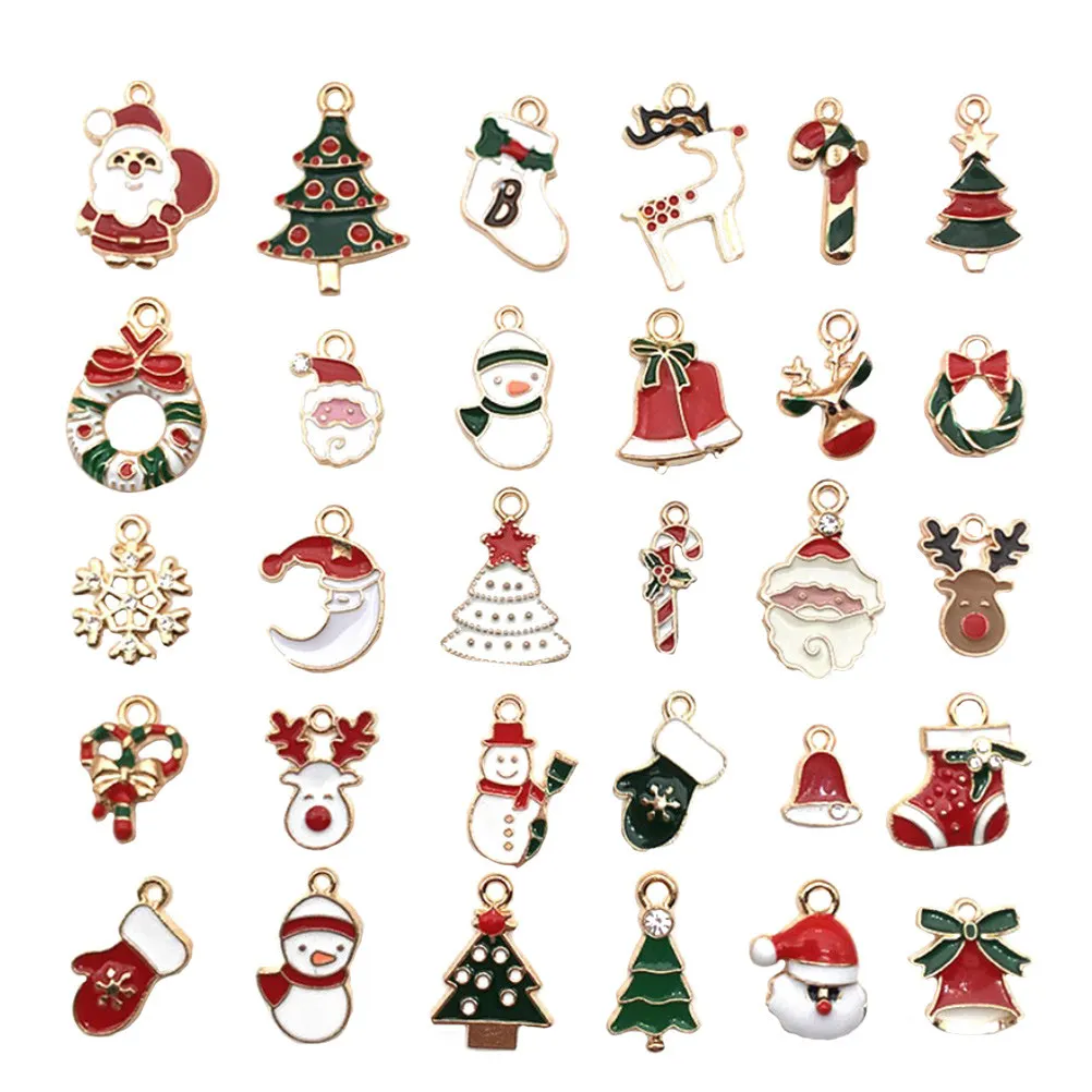 60Pcs Jewelry Crafting Pendants Alloy Xmas Style DIY Earrings Necklace Bracelet Charms Christmas Decorative Mini Pendants
60Pcs Jewelry Crafting Pendants Alloy Xmas Style DIY Earrings Necklace Bracelet Charms Christmas Decorative Mini Pendants