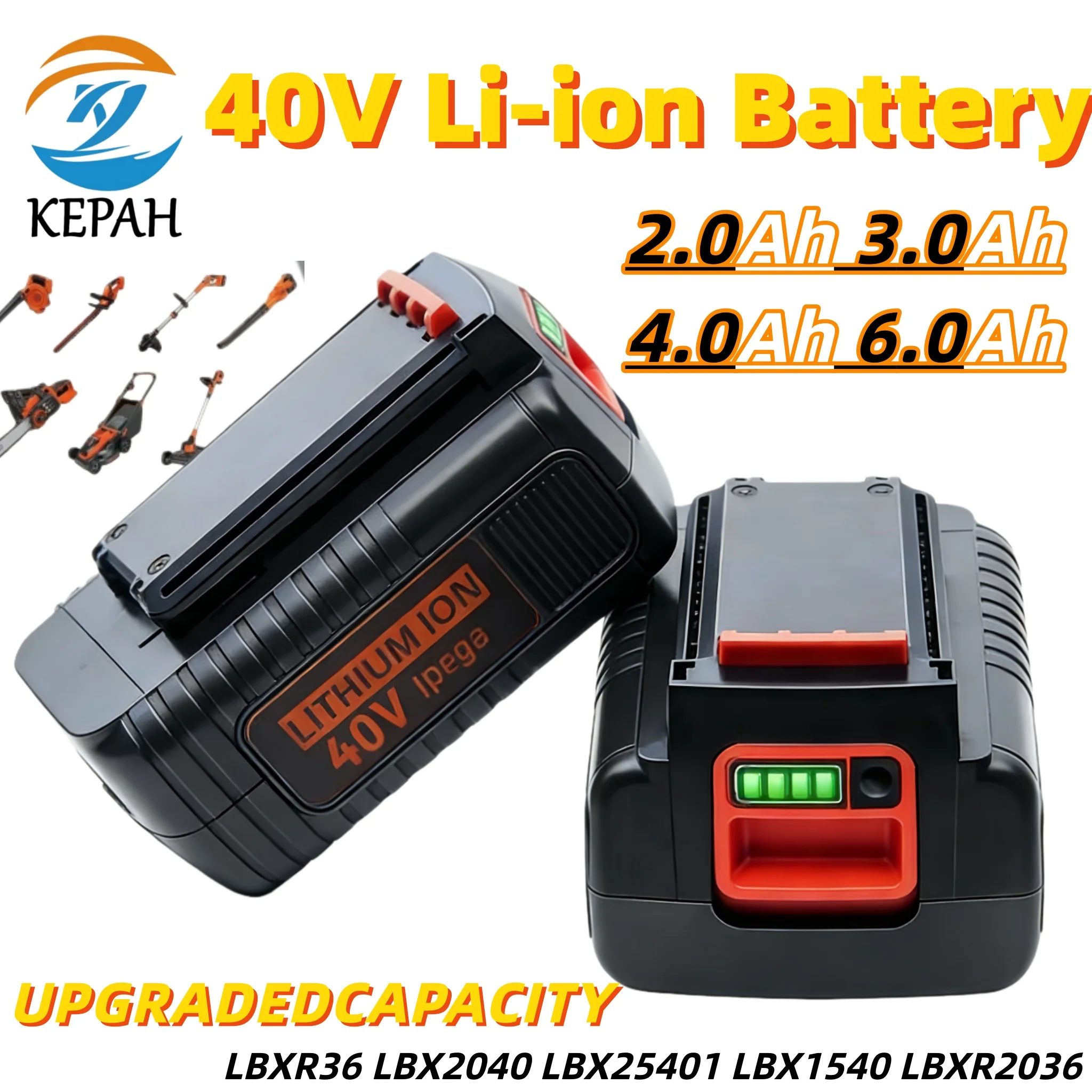 Экономичный аккумулятор 40В 6000мАч | Светодиодный индикатор для Black & Decker серий BL20362/BL2536
Экономичный аккумулятор 40В 6000мАч | Светодиодный индикатор для Black & Decker серий BL20362/BL2536
