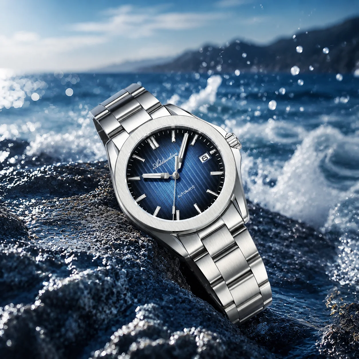 ADDIESDIVE Automatic Watches For Man Gradient Texture Dial Sapphire Mirror Calendar Waterproof Watch Super Luminous 200m Diving
ADDIESDIVE Automatic Watches For Man Gradient Texture Dial Sapphire Mirror Calendar Waterproof Watch Super Luminous 200m Diving