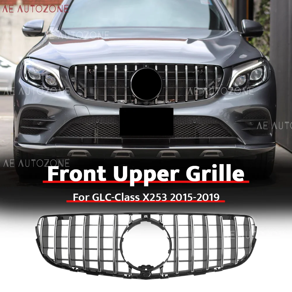 Chrome Silver Front Bumper Grille For GLC-Class X253 C253 2015-2019 GLC250 GLC300 GL350 GLC43
Chrome Silver Front Bumper Grille For GLC-Class X253 C253 2015-2019 GLC250 GLC300 GL350 GLC43