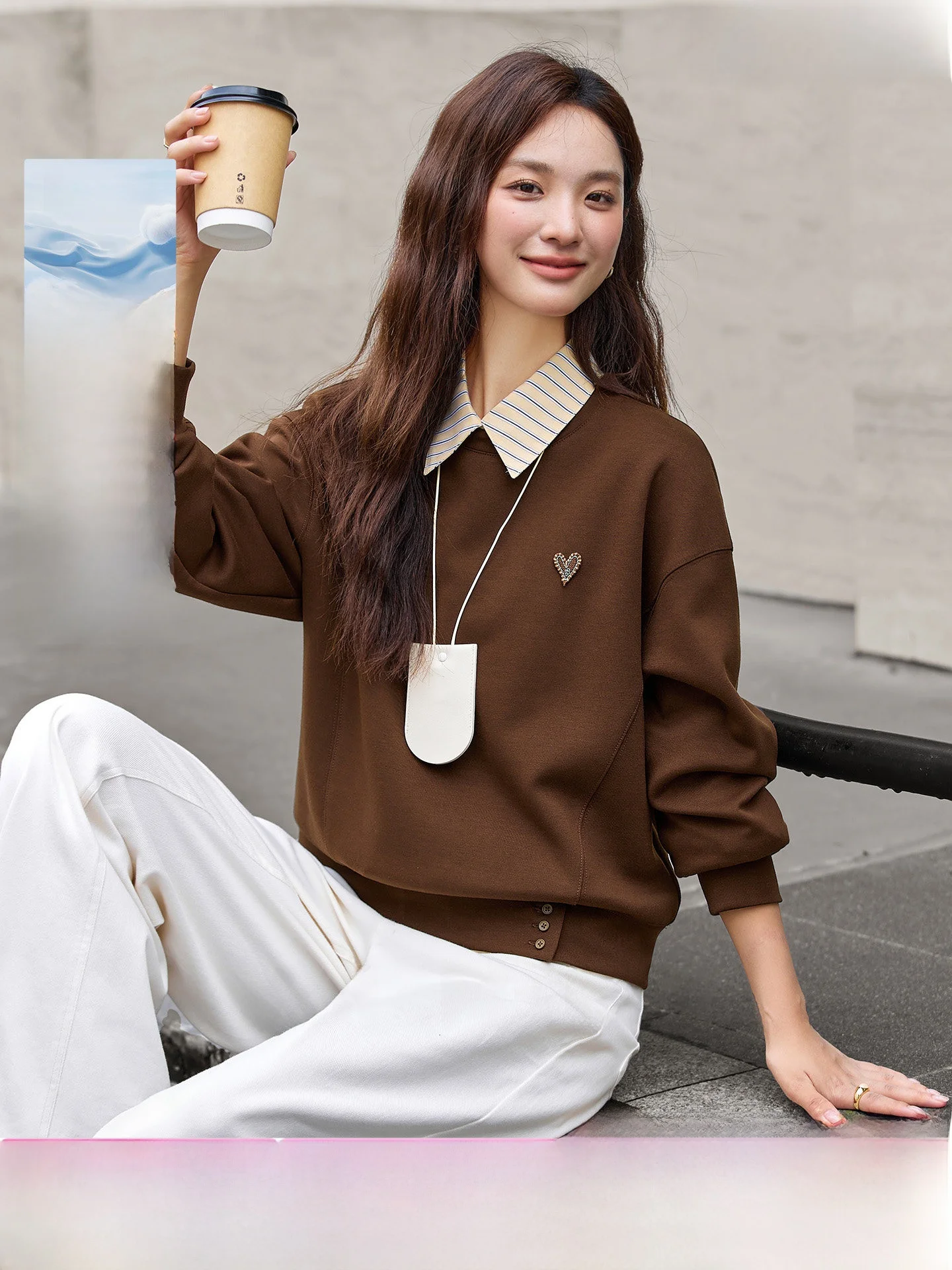 Heart Shaped Initial round Neck Short Sweatshirt Women's Fashion Loose Slimming Base Layer Top Commute Style Long Sleeve Cott...
Heart Shaped Initial round Neck Short Sweatshirt Women's Fashion Loose Slimming Base Layer Top Commute Style Long Sleeve Cott...