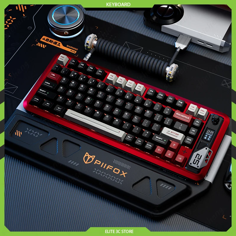 Механическая игровая клавиатура Piifox Er75 с магнитным переключателем, 82 клавиши, популярная возможность замены, пользовательский Fps 3 режима, подарок для любителей игр из алюминиевого сплава
Механическая игровая клавиатура Piifox Er75 с магнитным переключателем, 82 клавиши, популярная возможность замены, пользовательский Fps 3 режима, подарок для любителей игр из алюминиевого сплава