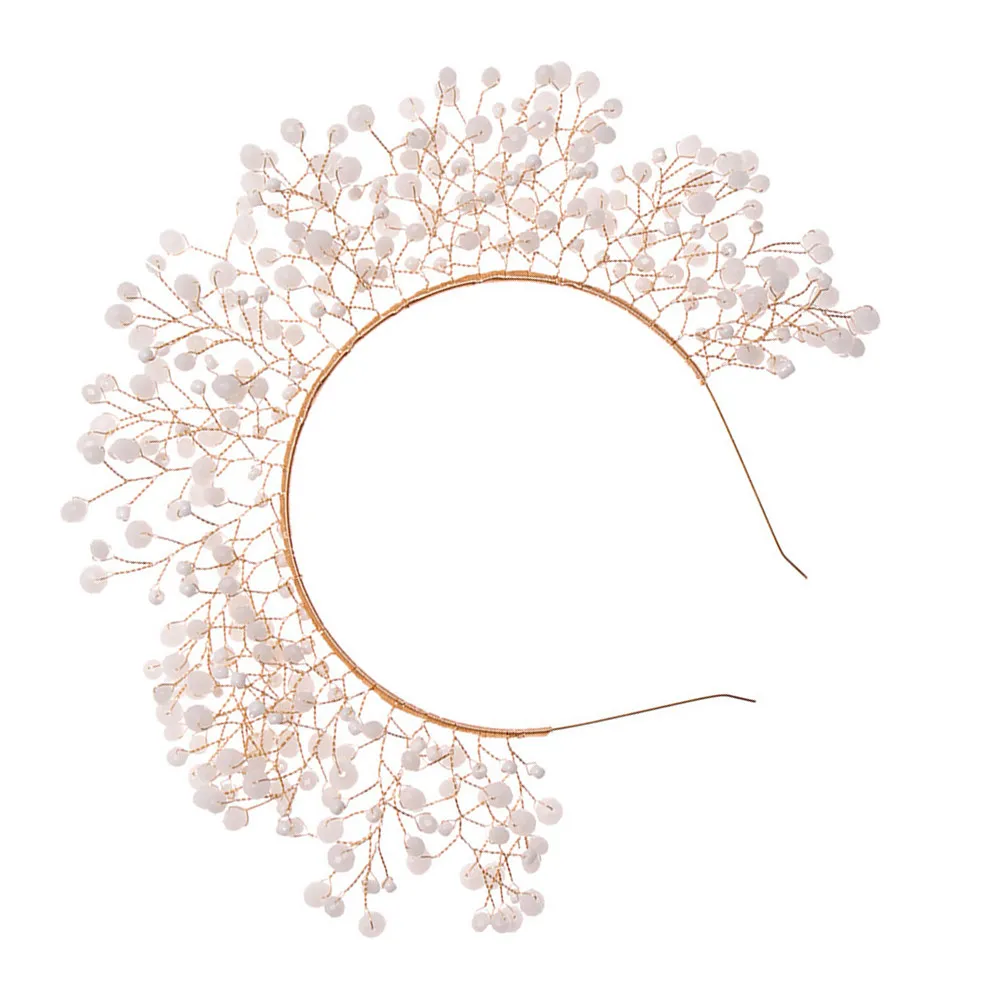 1Pcs Wedding Hairband Twisted Beads Hand-Made Golden Bridal Headdress Elegant Hair Accessory for Bride Party Wedding Headband
1Pcs Wedding Hairband Twisted Beads Hand-Made Golden Bridal Headdress Elegant Hair Accessory for Bride Party Wedding Headband